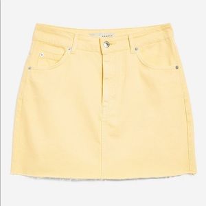 Yellow Topshop skirt